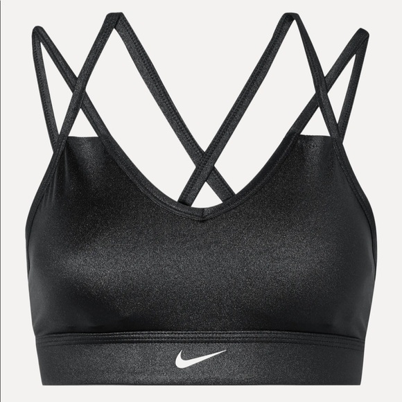 Women’s Nike Indy Sports Bra shiny black size XS - Picture 1 of 8